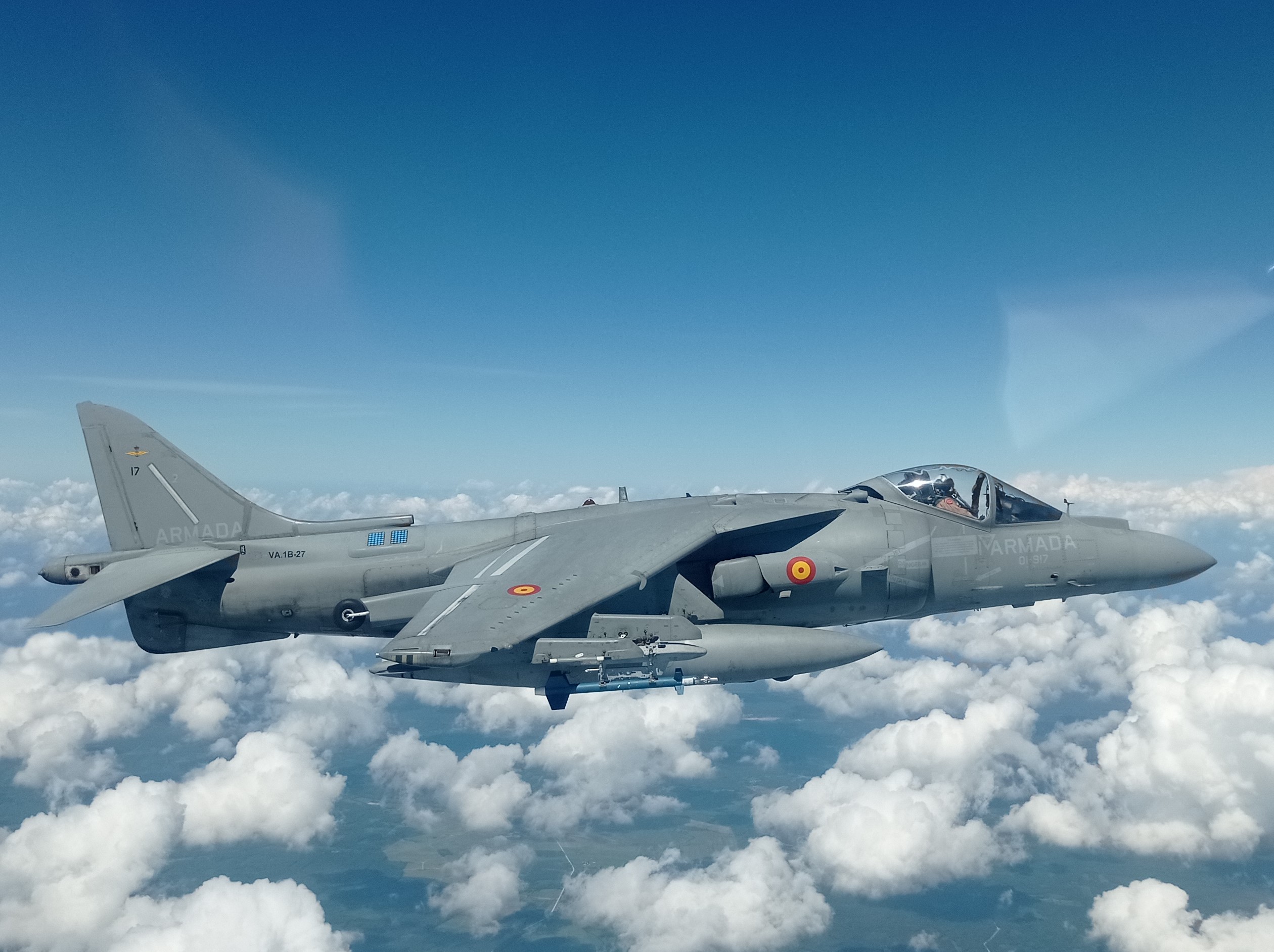 Harrier AV8B+ overflight