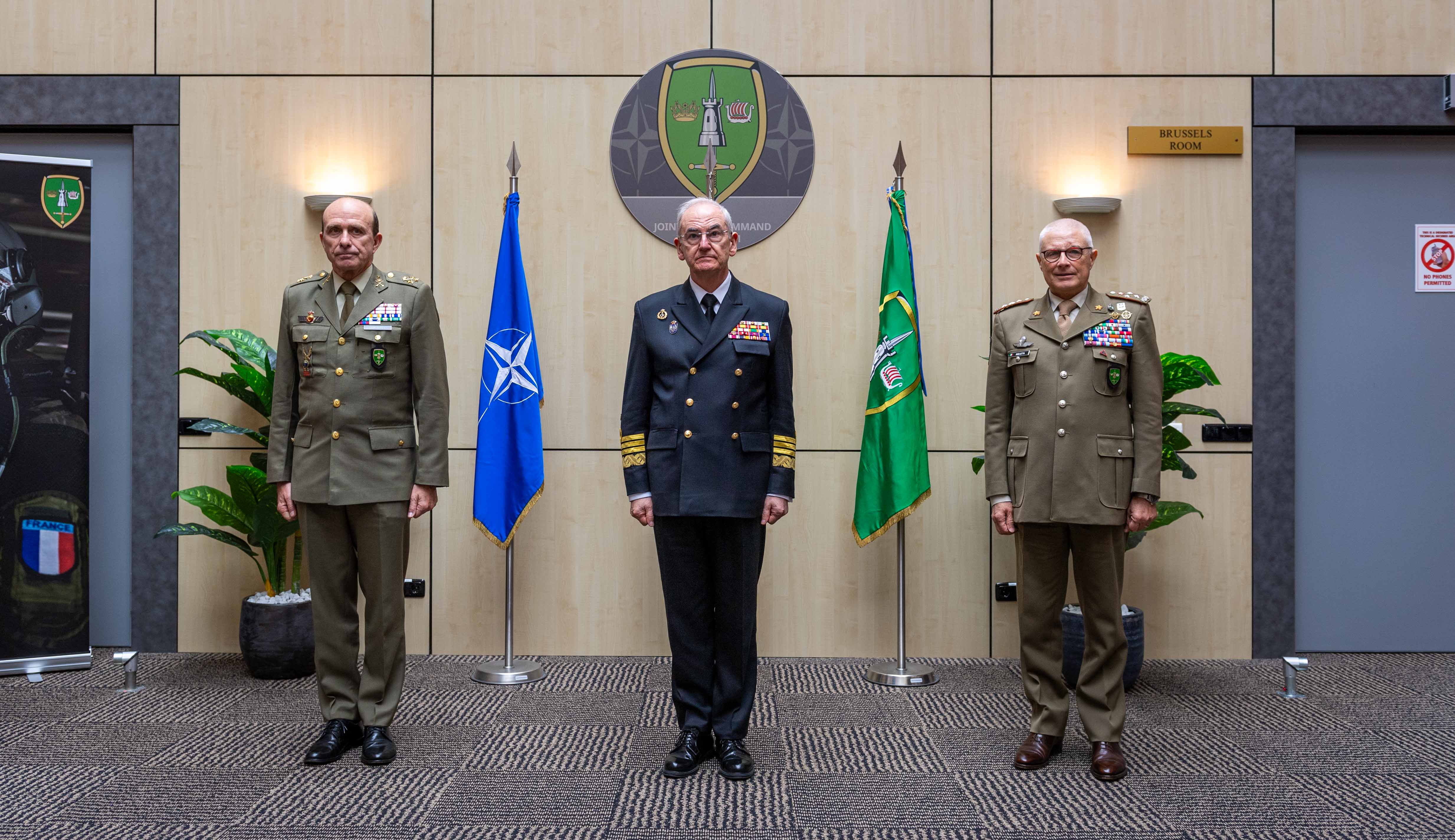 CHOD with General Miglietta and Lieutenant General Lanchares