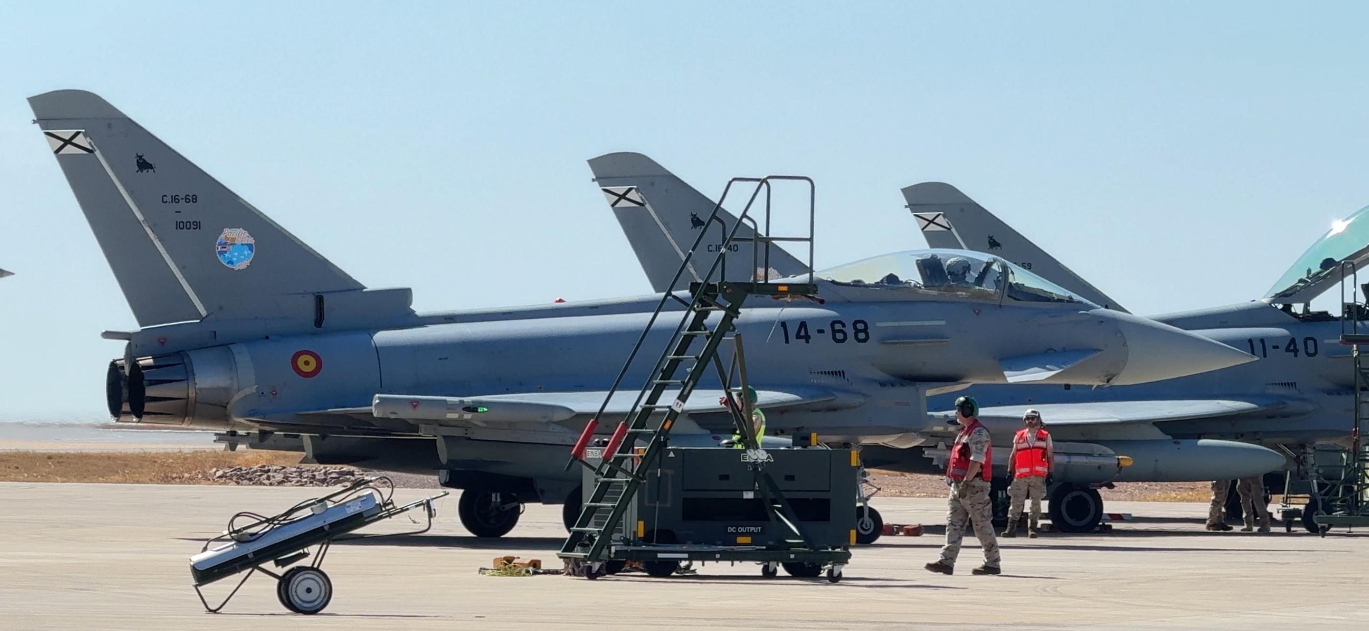 Spanish Eurofighters in Darwin