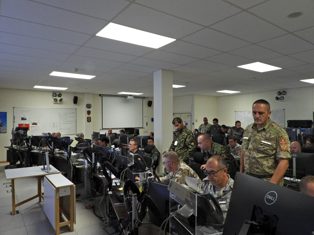 TAD 24-2 staff in the CAOCT Operations Room