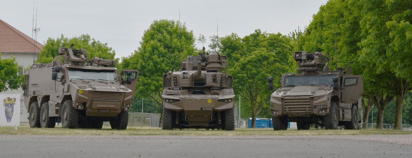 Presentation of Griffon MEPAC, EBRC Jaguar and VBMR-L Serval
