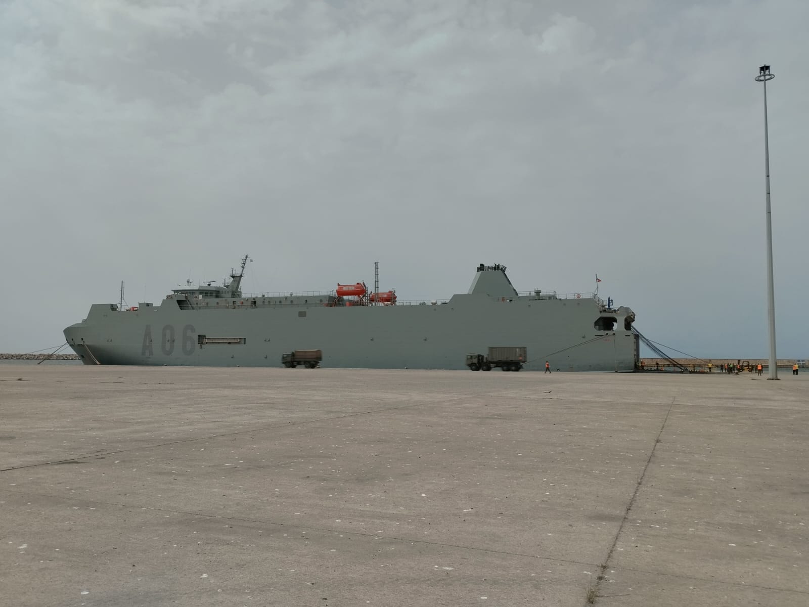 Transport of Equipment on the 'Ysabel' Ship