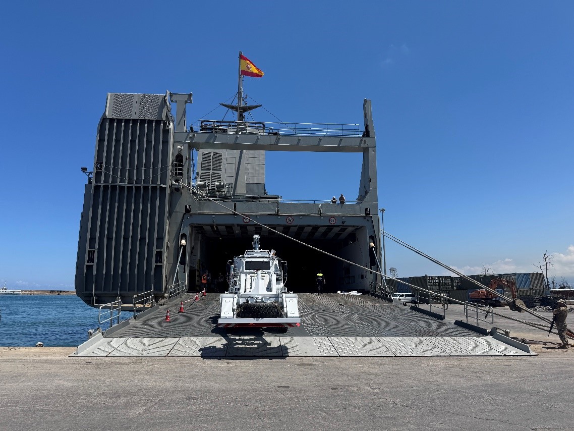 Roll-on unloading movement