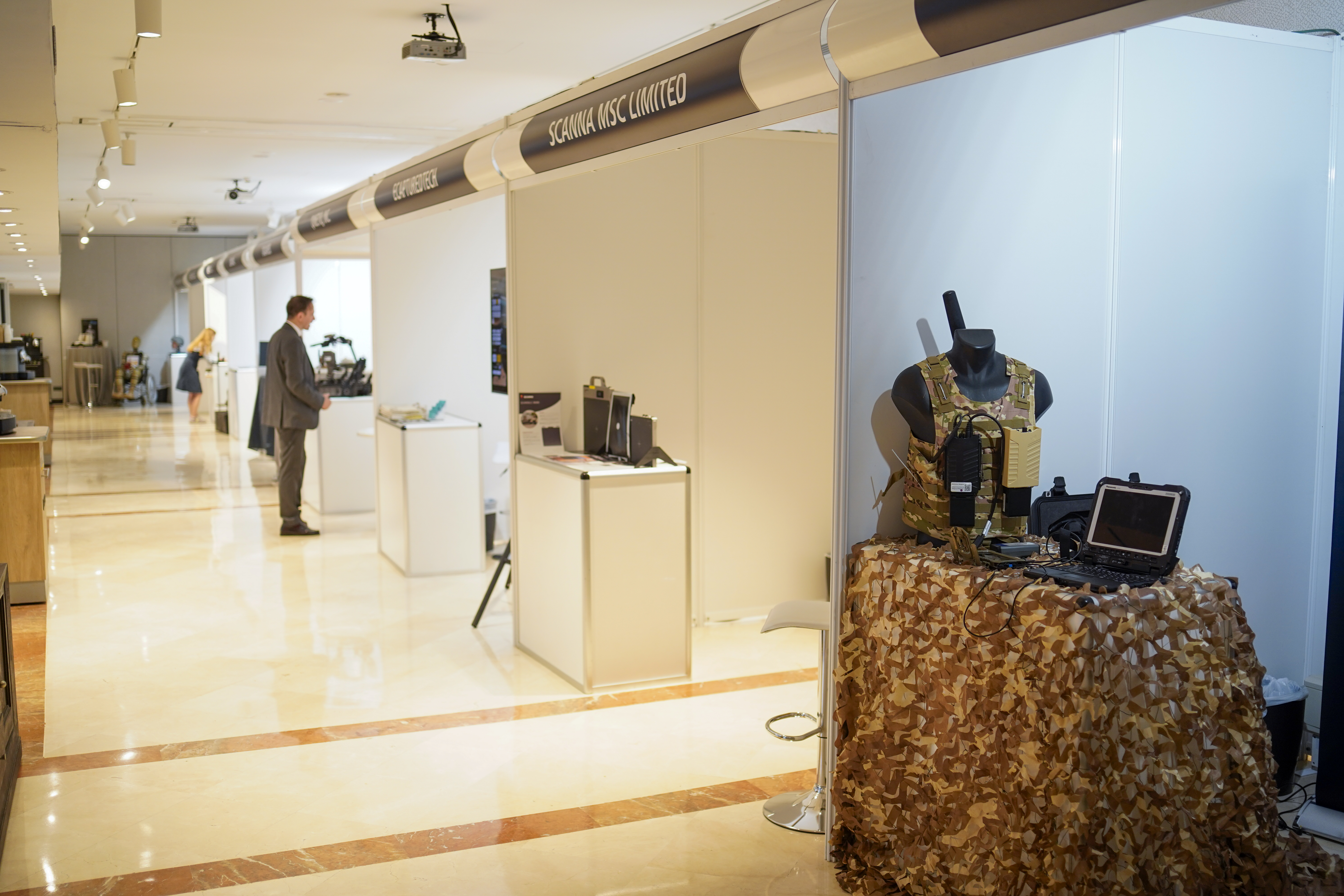 Stands during the event