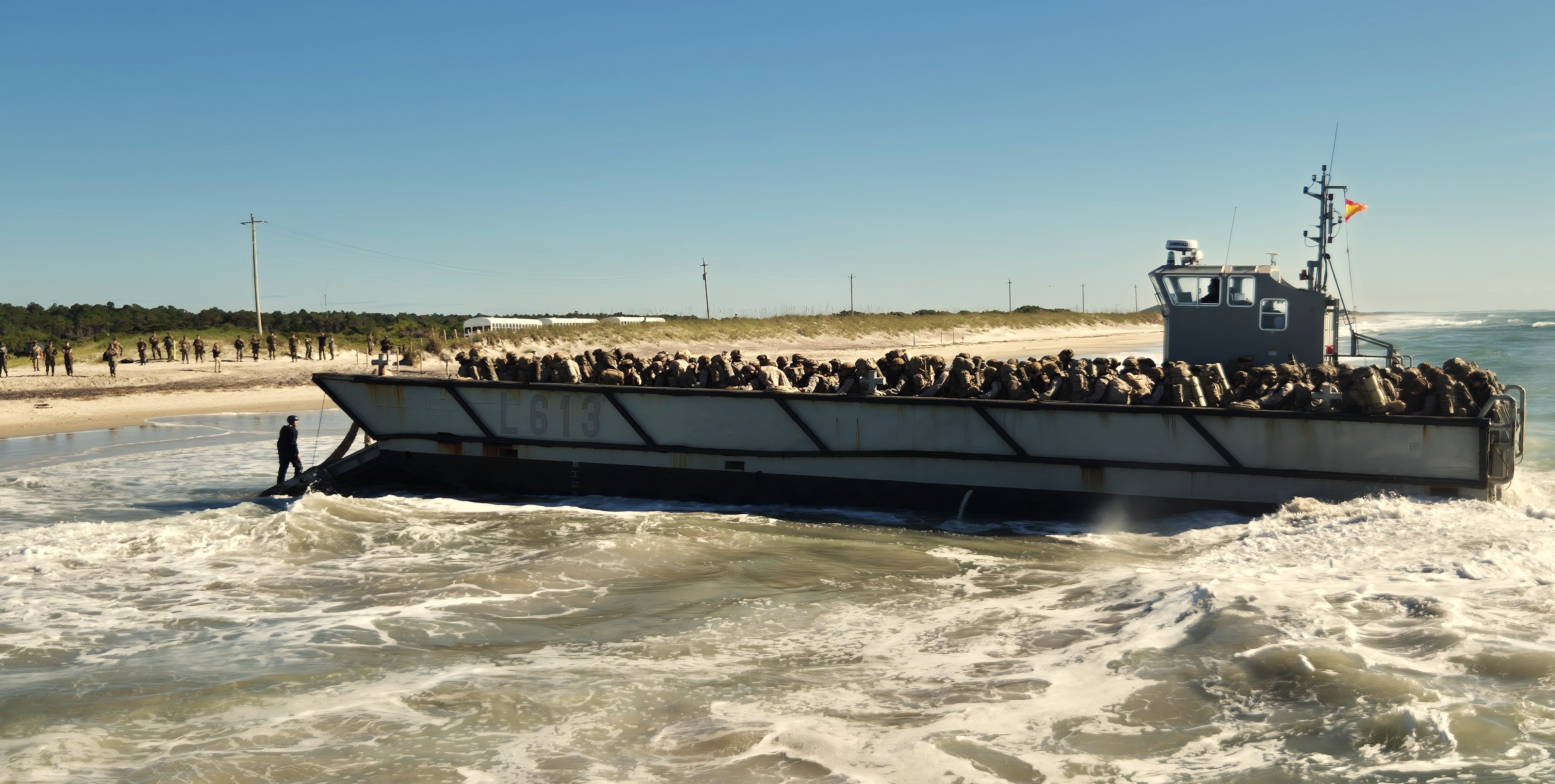 Landing in Camp Lejeune