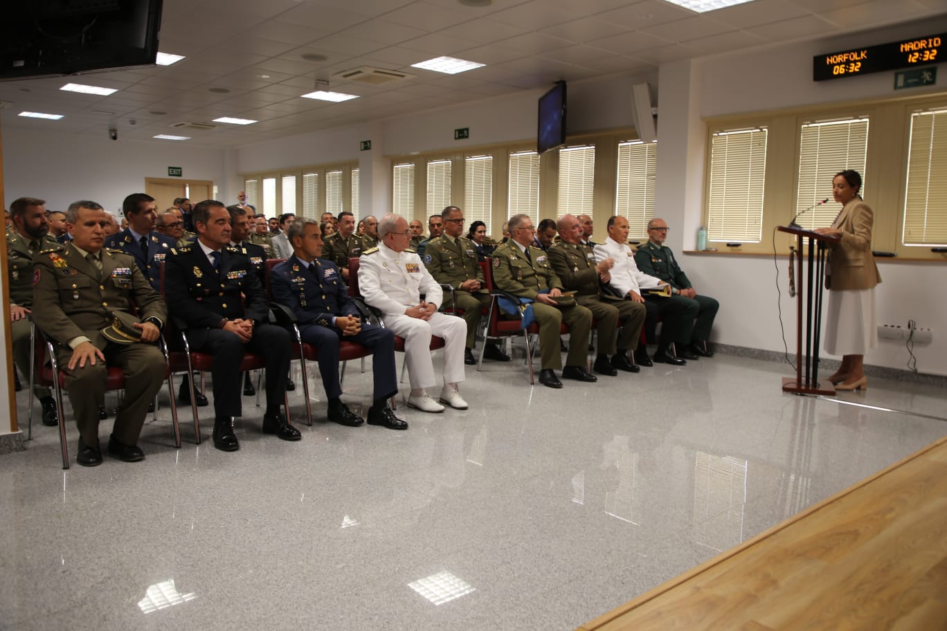 Attendees at the inauguration ceremony