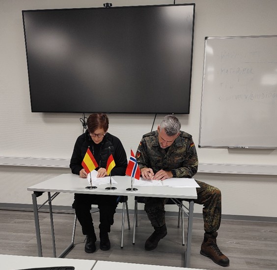 Joint signing of Inspection Report