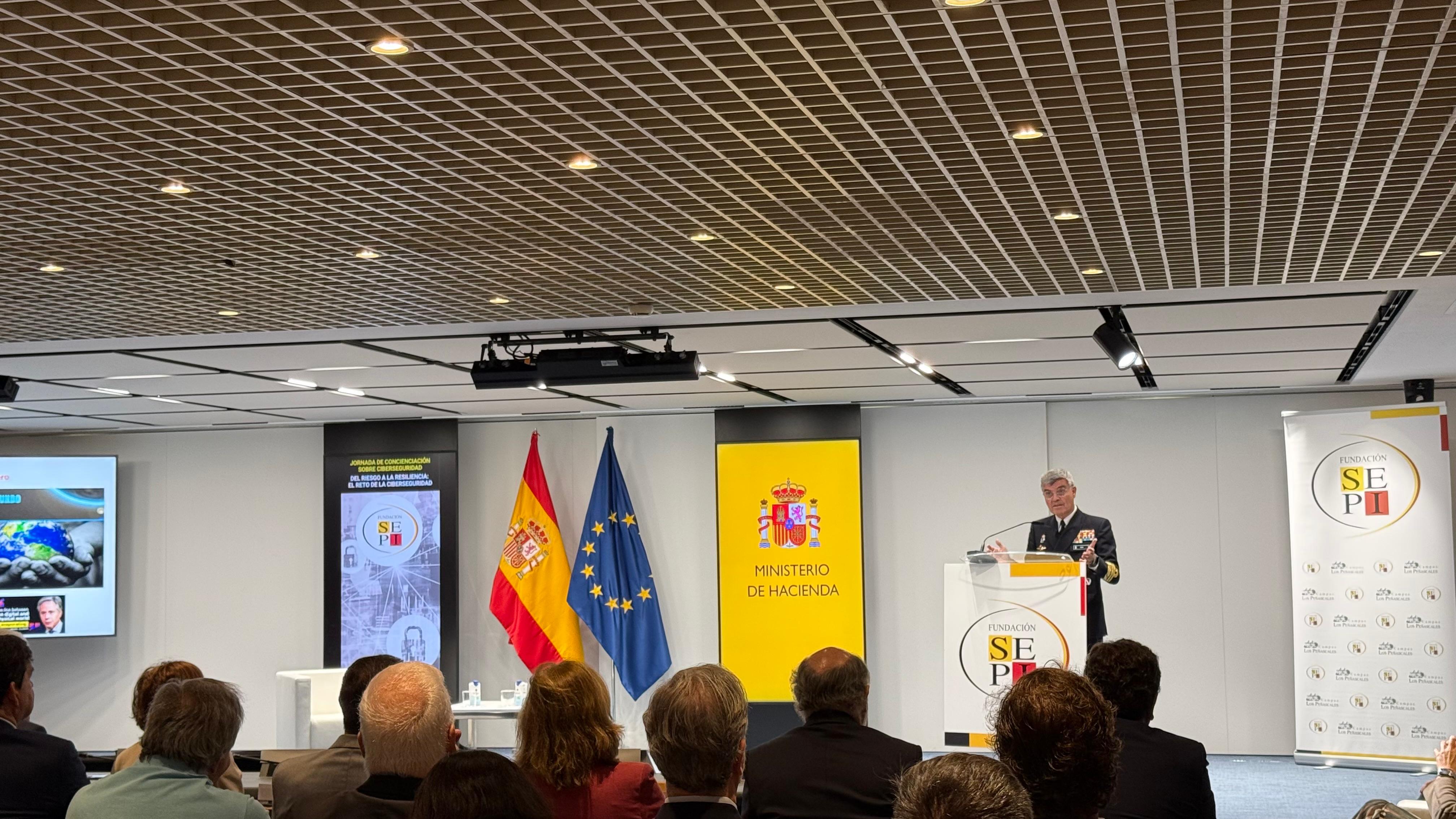Vice Admiral Roca at the SEPI Conference