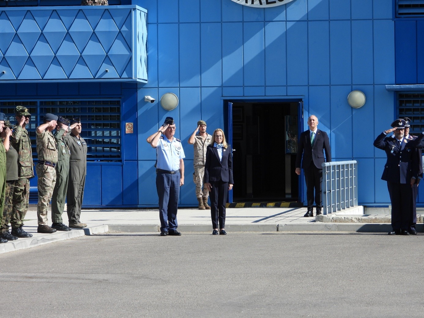 Izado de la bandera de Alemania
