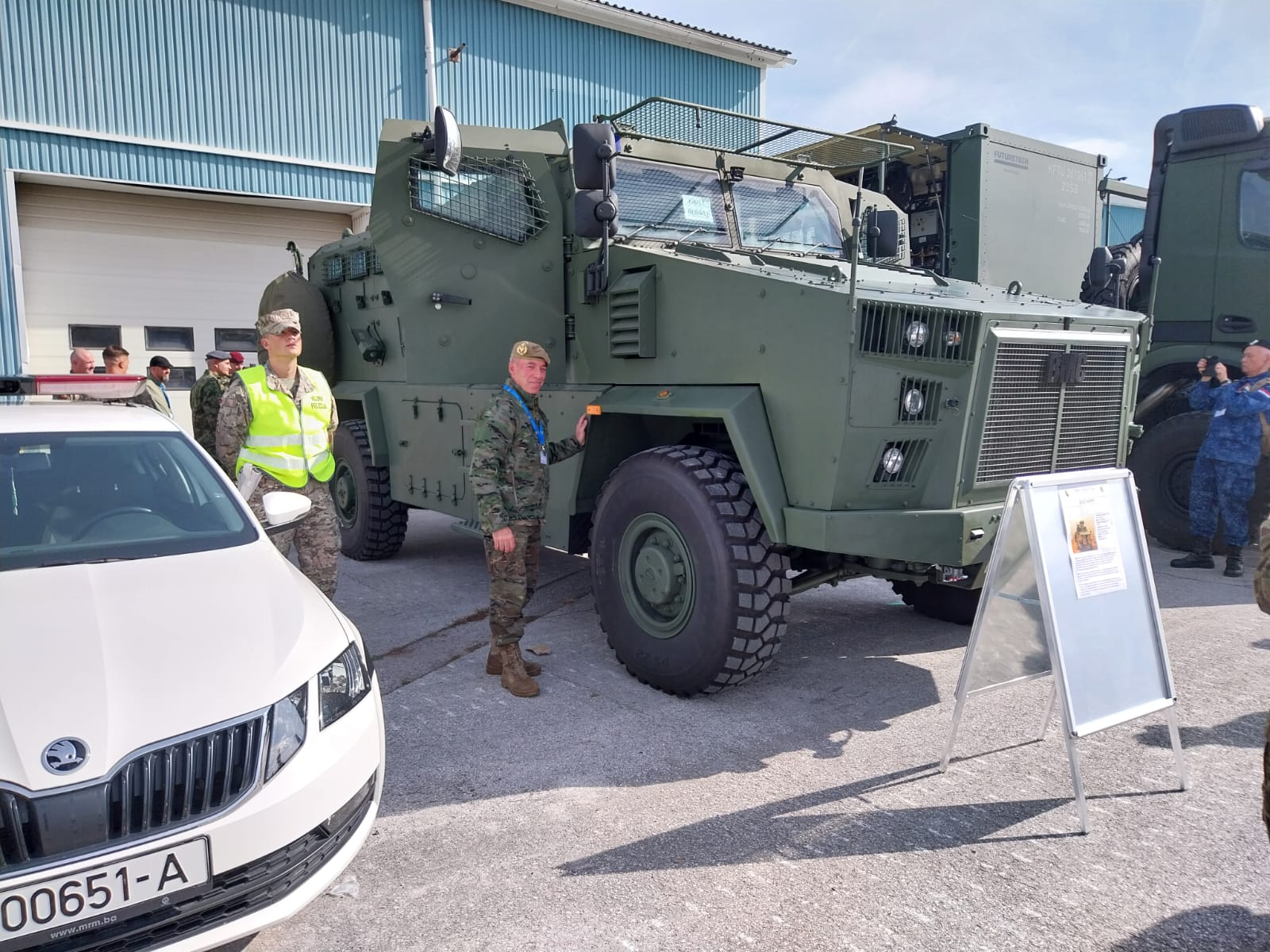 Static exhibition at Rajlovac Air Base