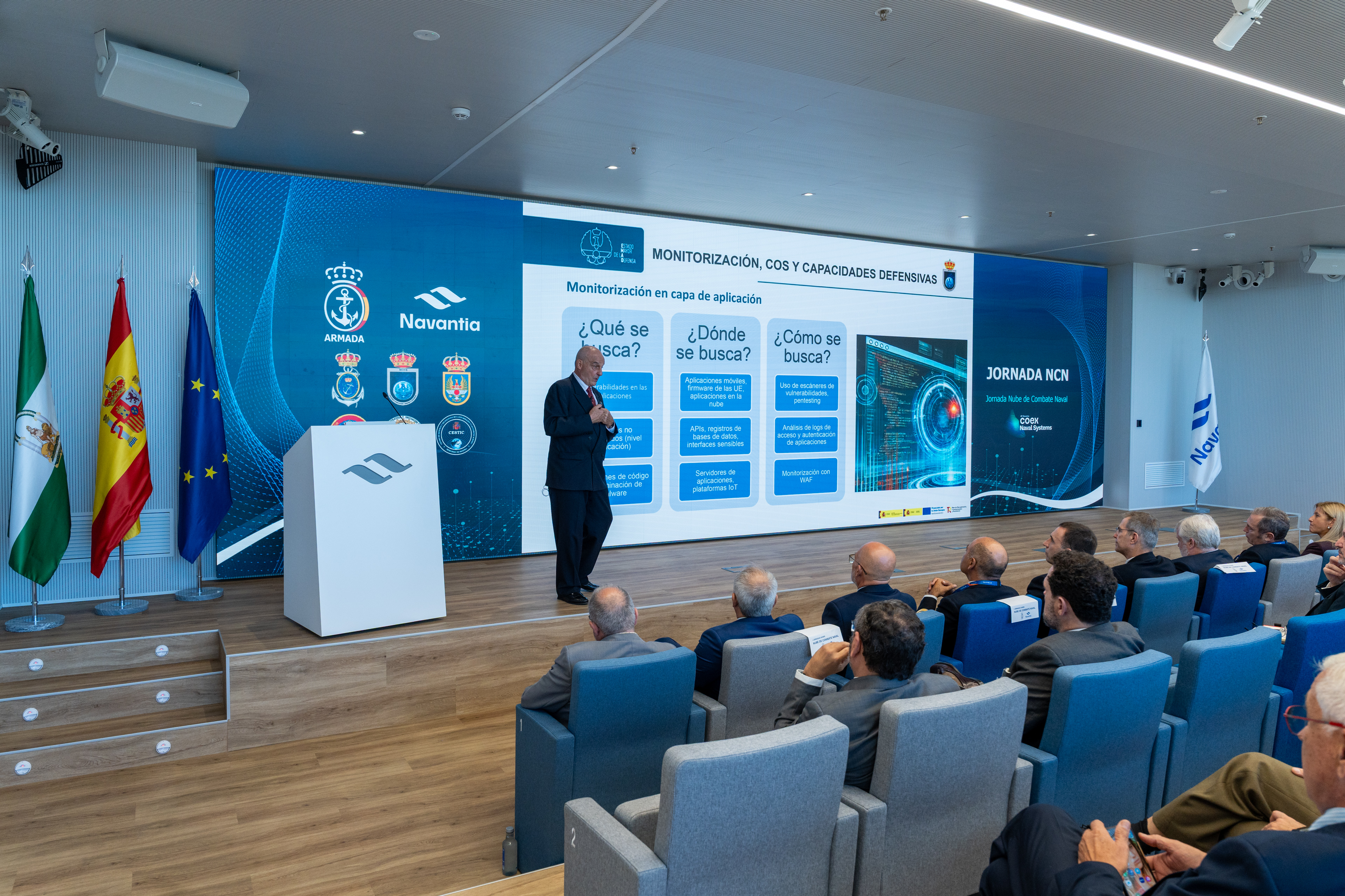 Presentation during the conference