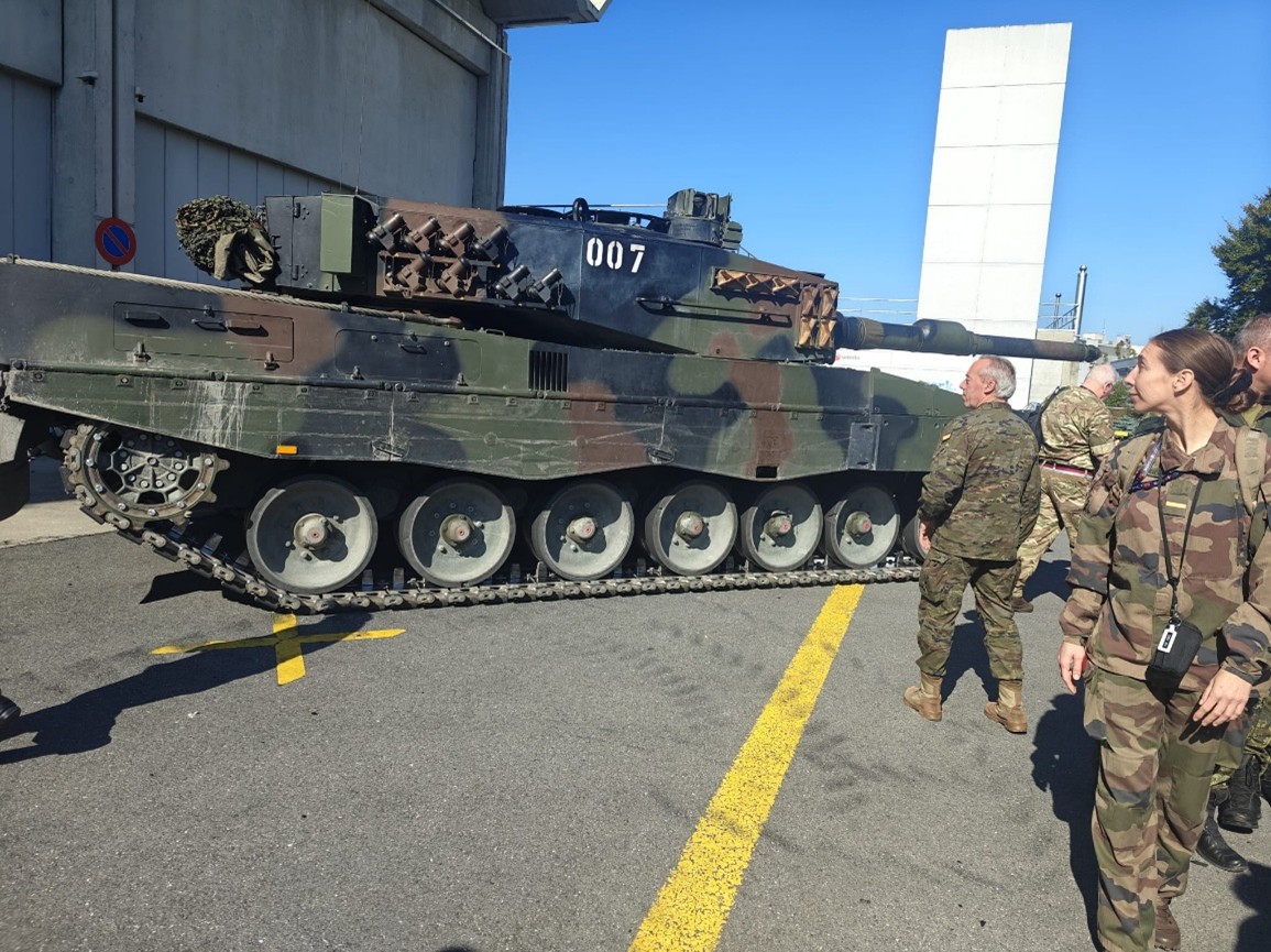 Static display at the military training facility in Thun