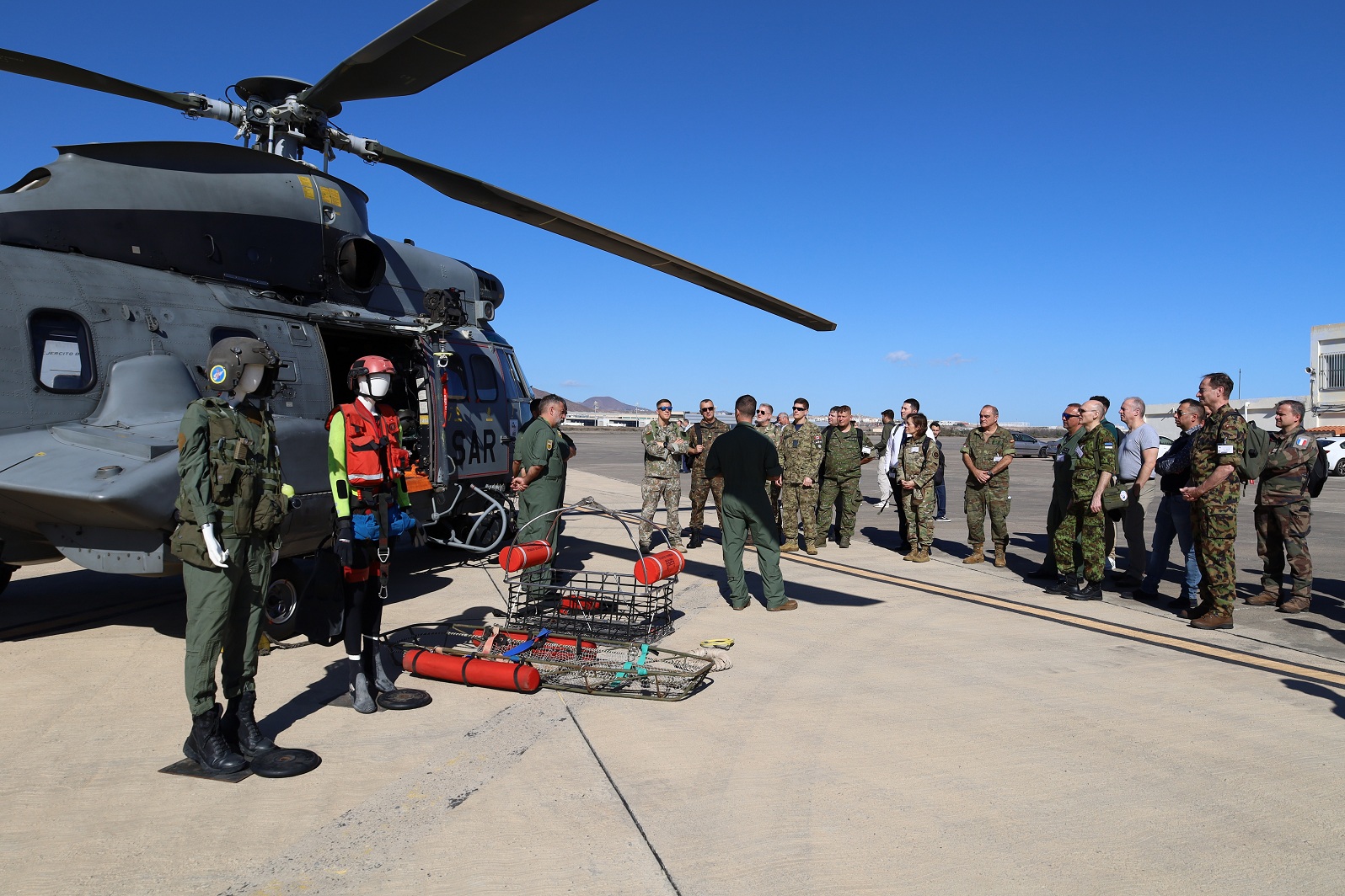 Visit to Gando Air Base