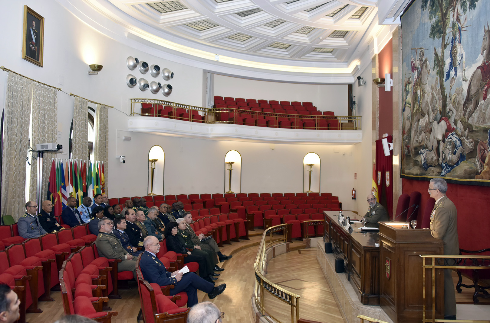 Opening ceremony of the course at CESEDEN