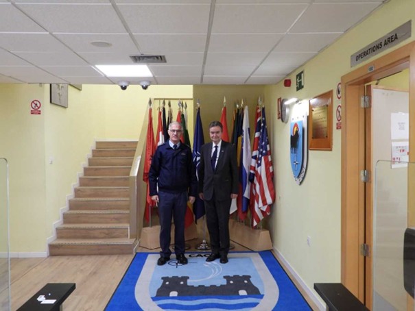 COMCAOC with the Hungarian ambassador