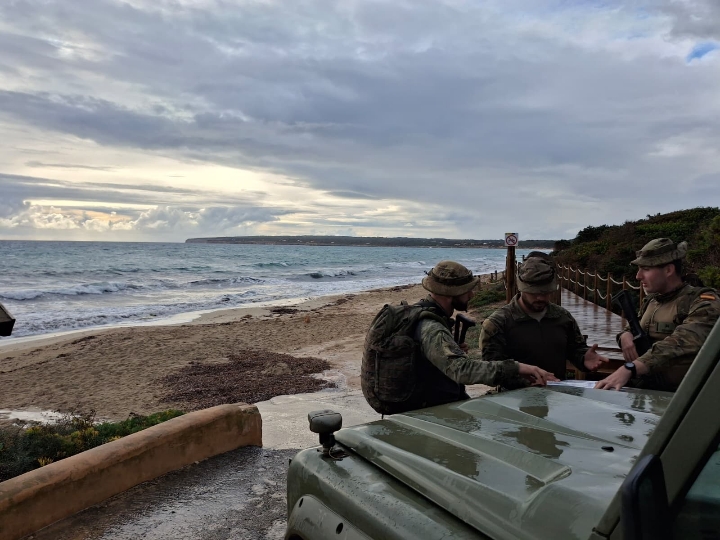 MOBAL deployment in the Balearic Islands (both photos)