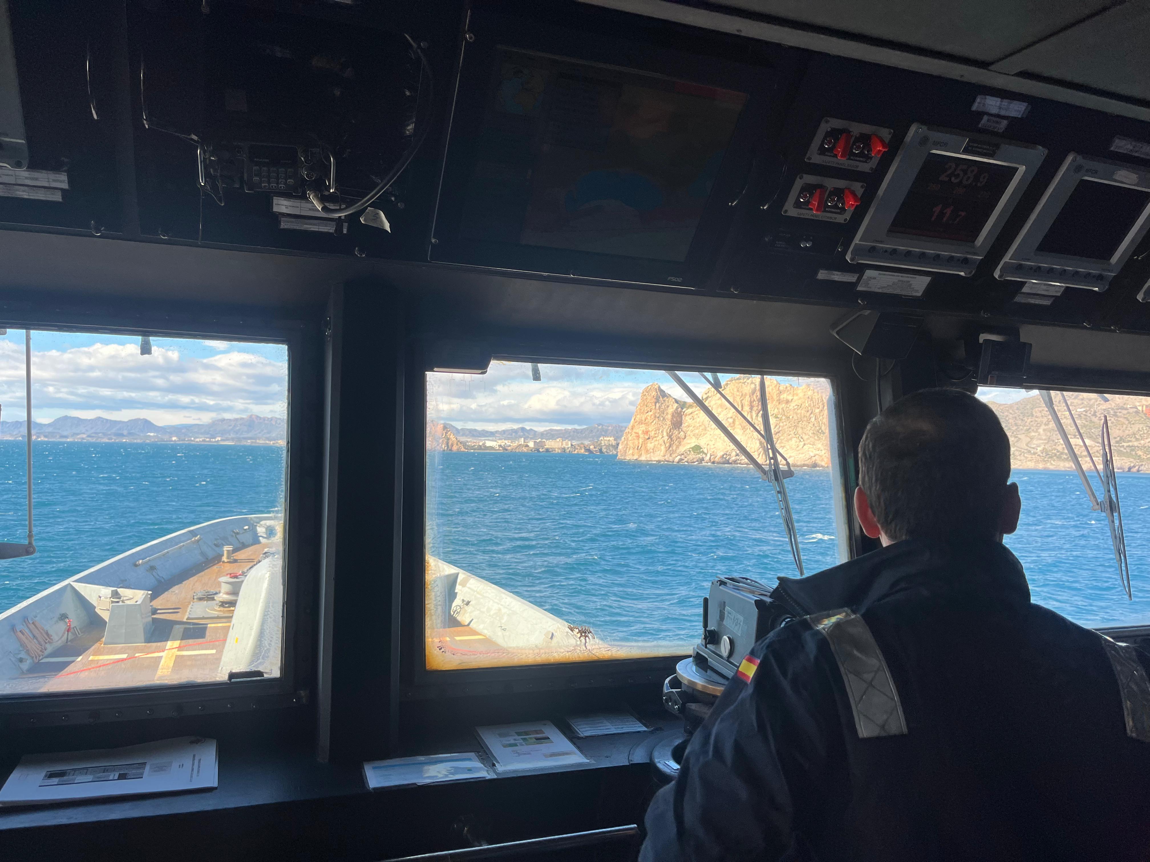 Bridge of the Álvaro de Bazán