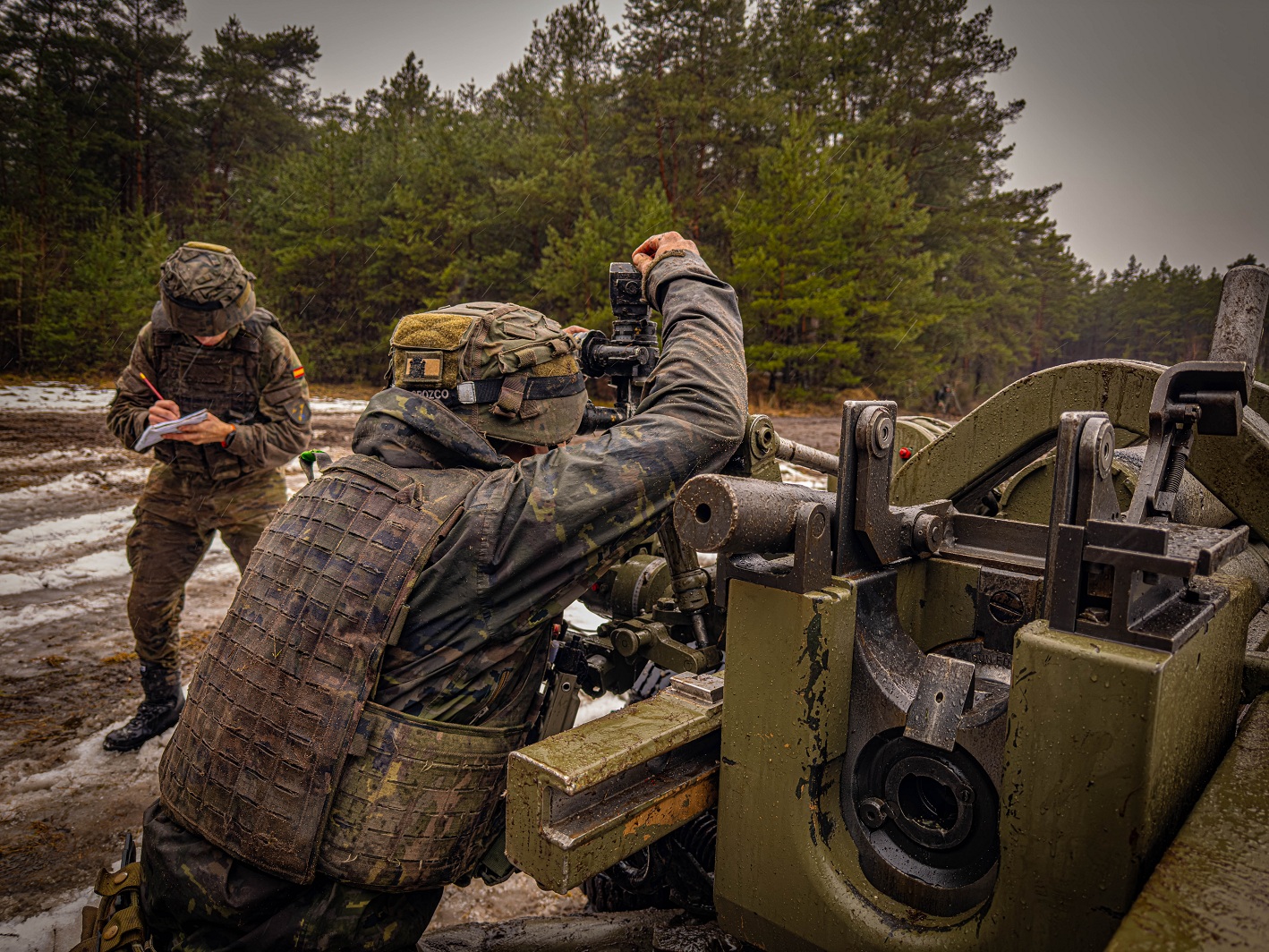 Spanish military personnel during Steadfast Dart 26