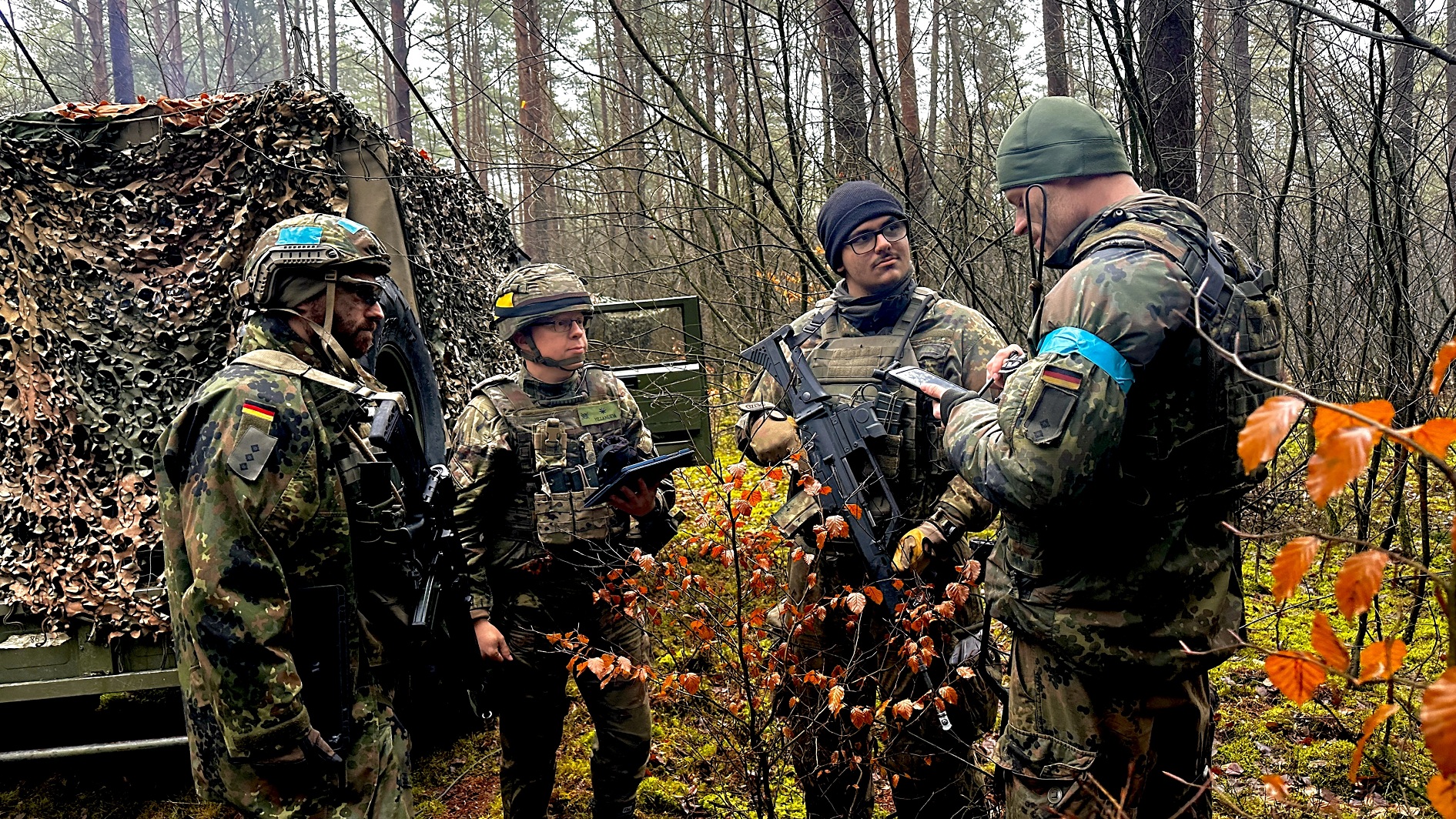 Interoperability between German and Spanish forces