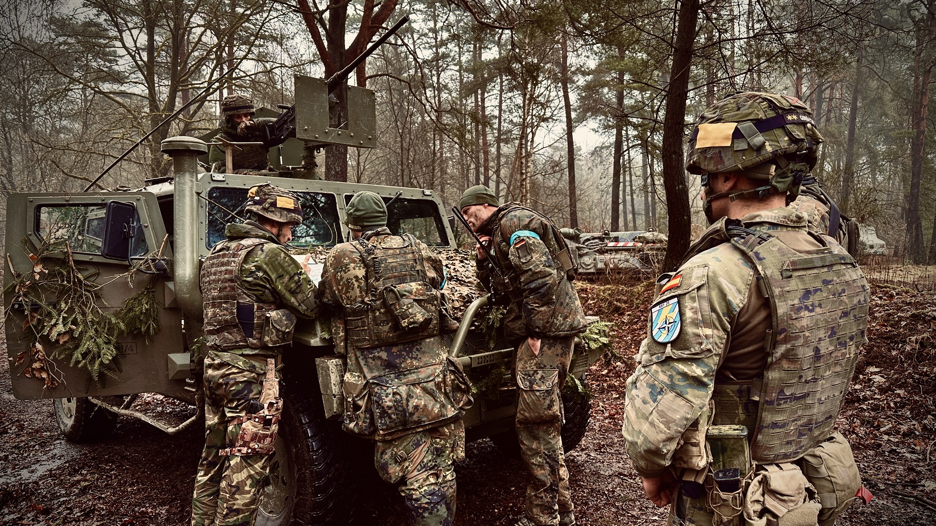 Interoperability between German and Spanish forces