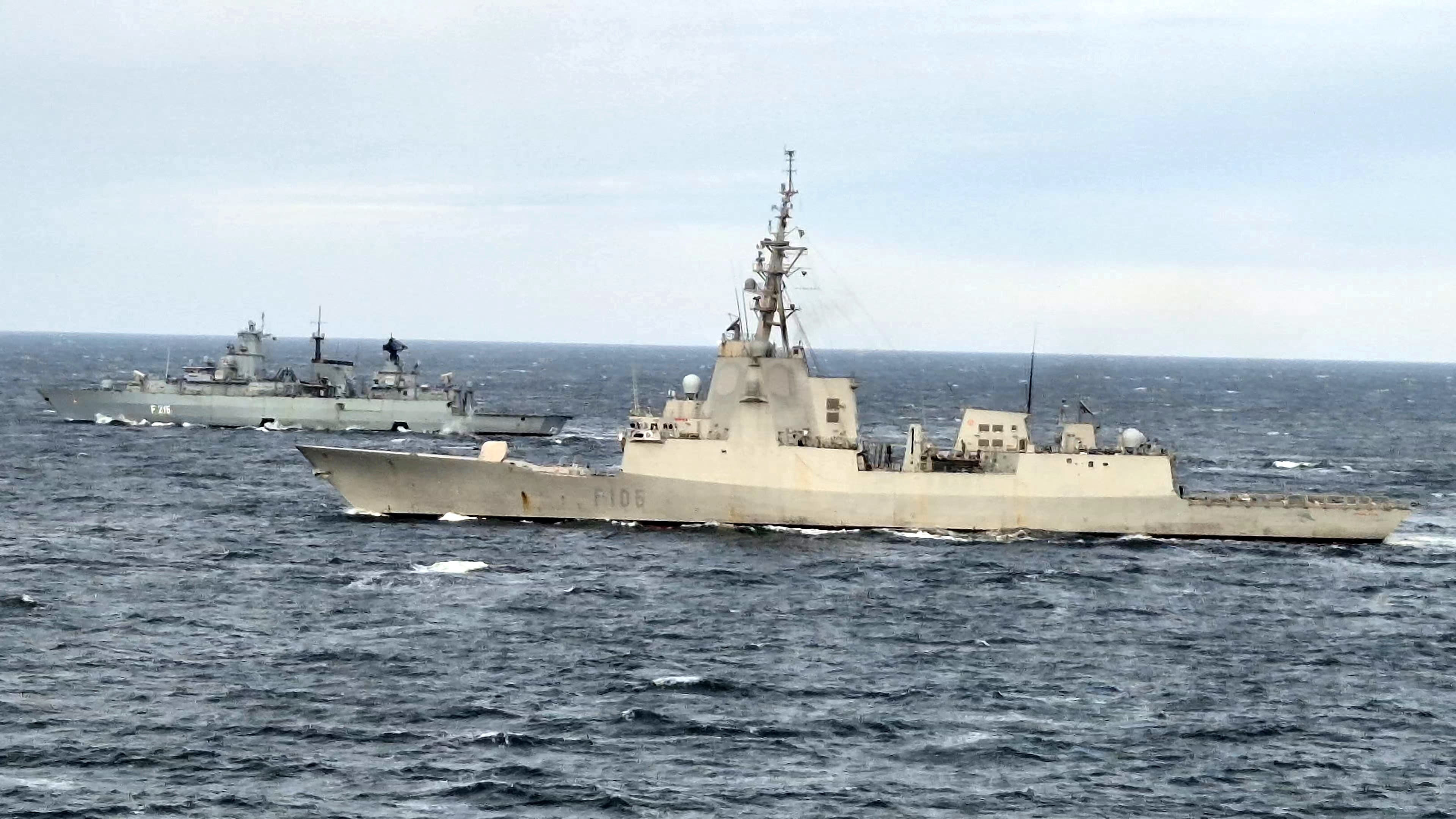 Exercise in the North Sea