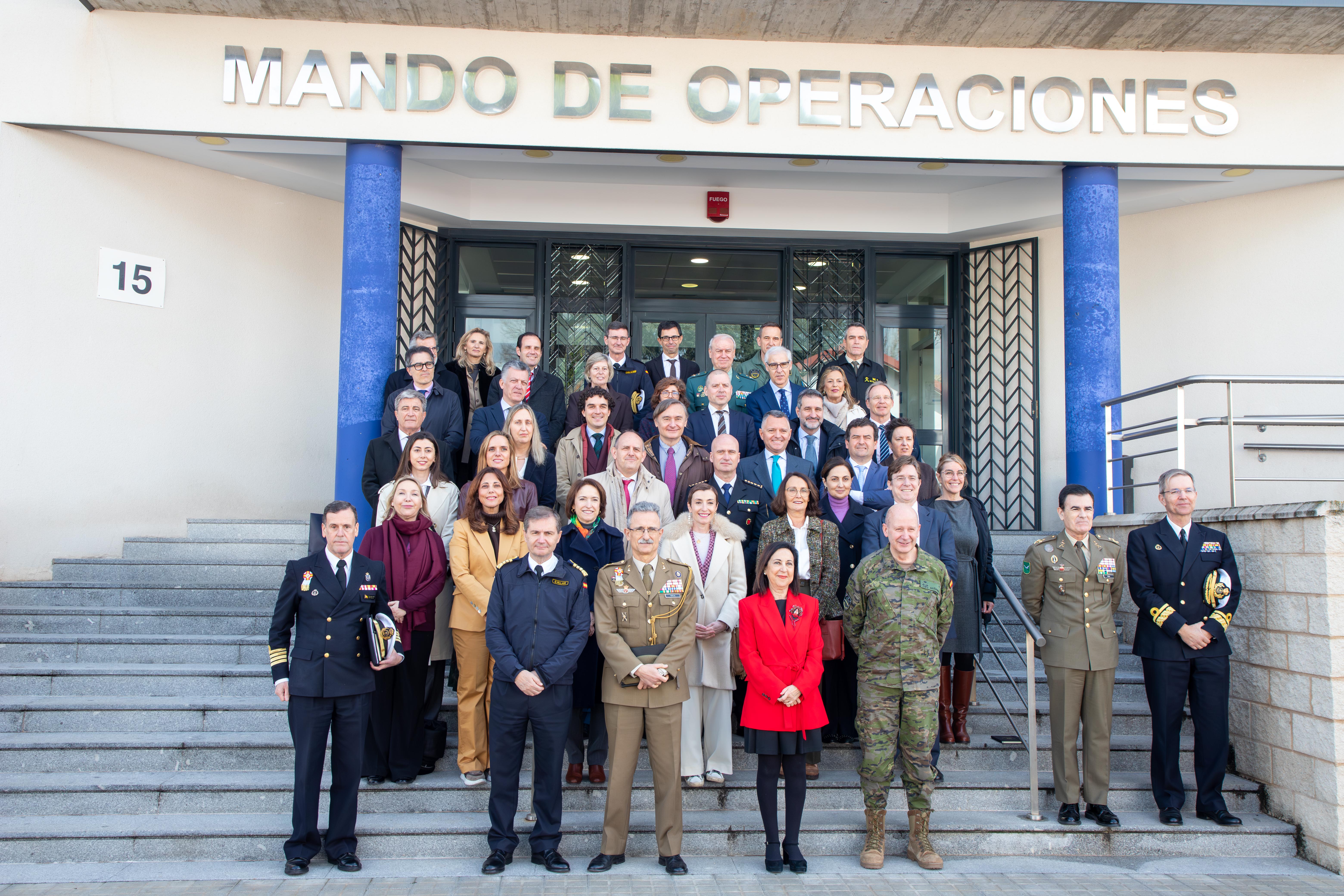 Group photo at the Operations Command