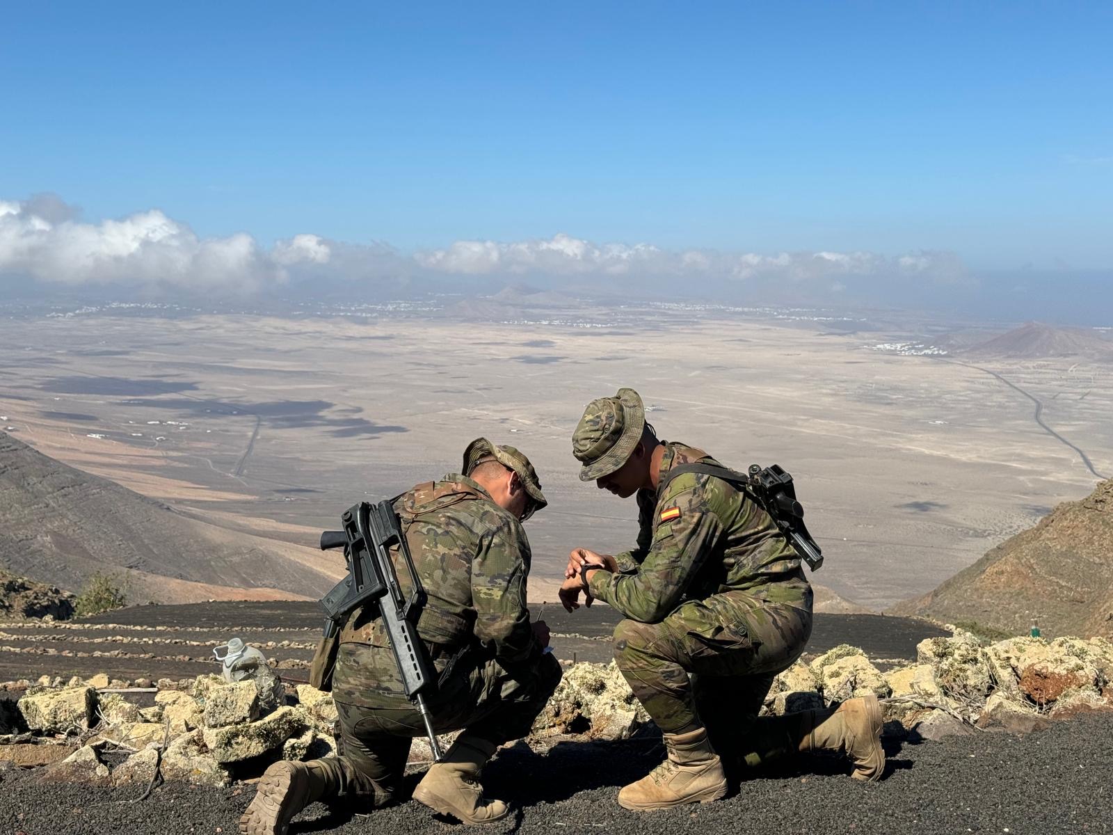 Patrulla en Lanzarote