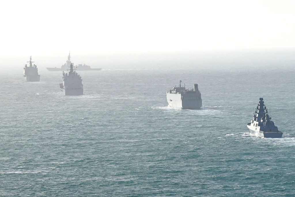 French Naval Aviation Group heading for the Eastern Mediterranean area of operations