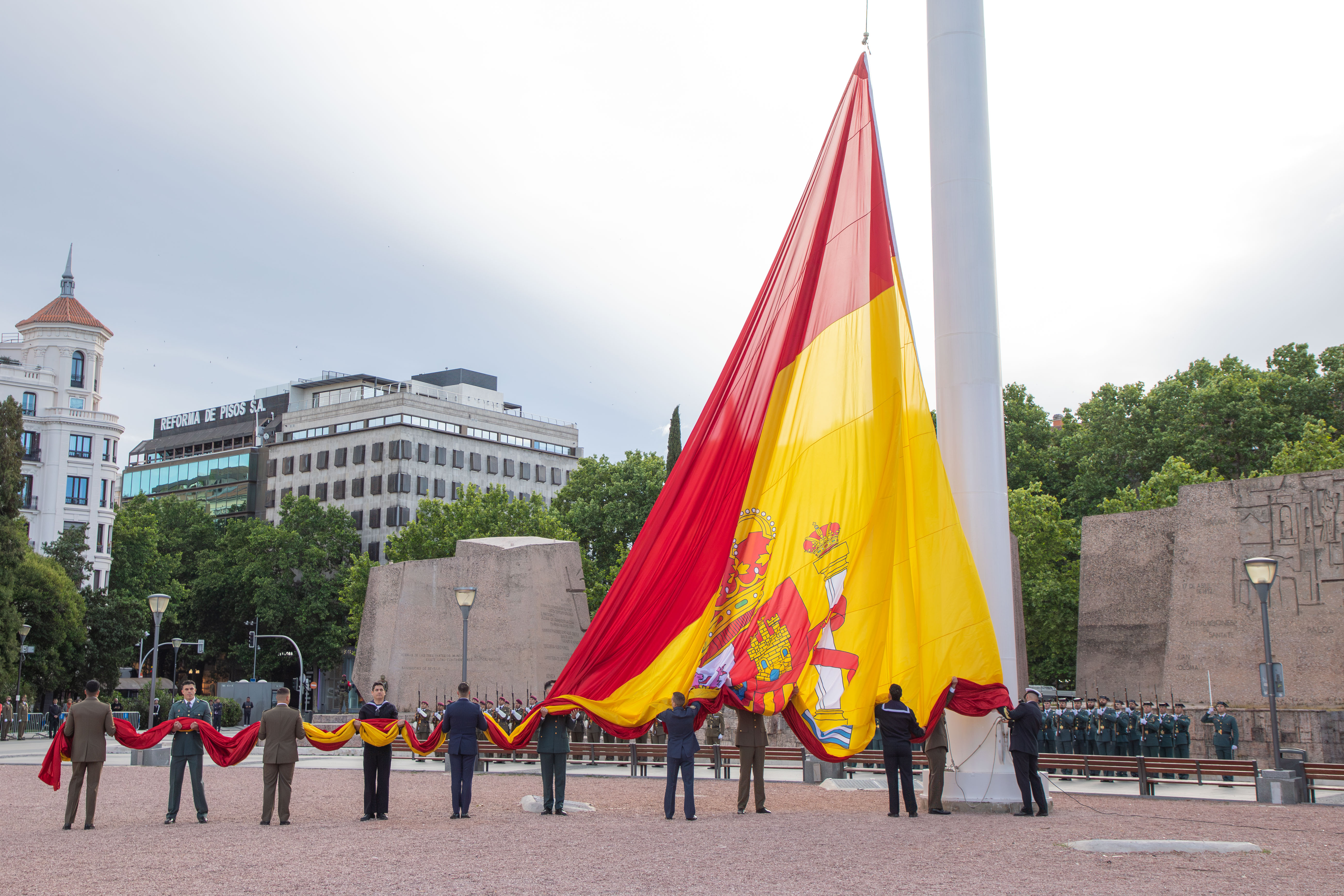 Flag-raising ceremony