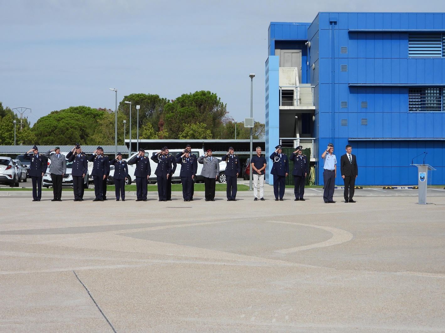 Photo of German staff training