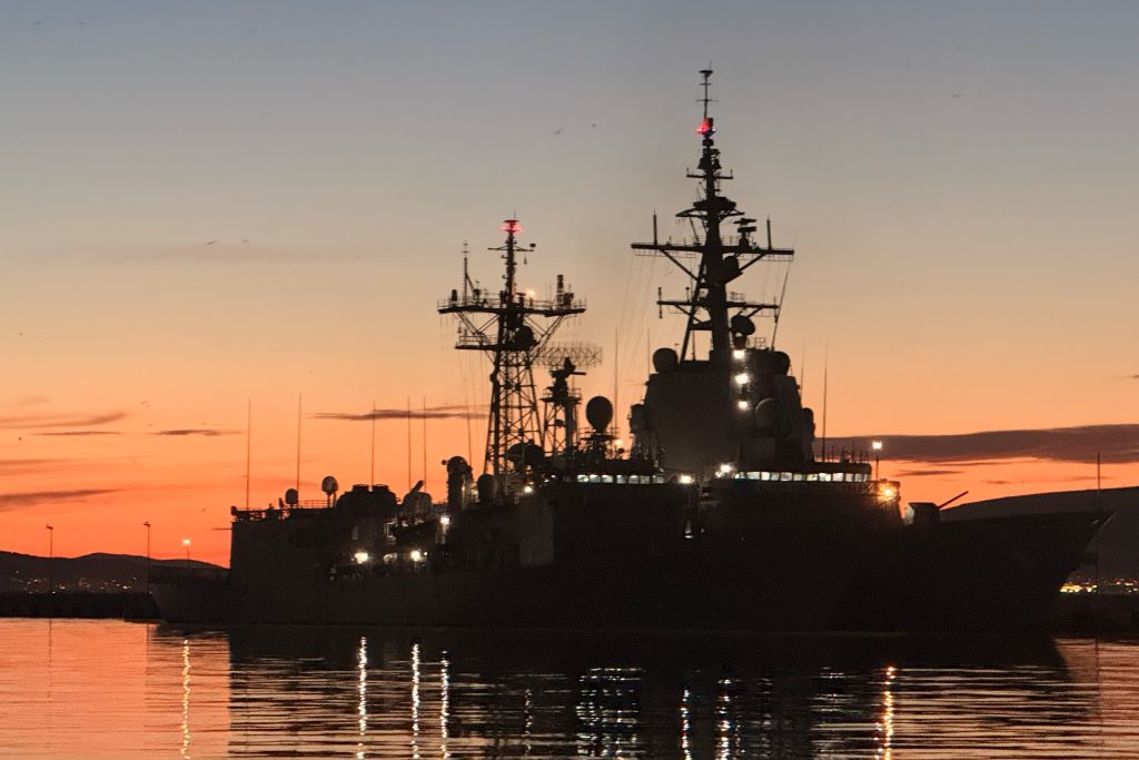 Arrival of the frigates in Split