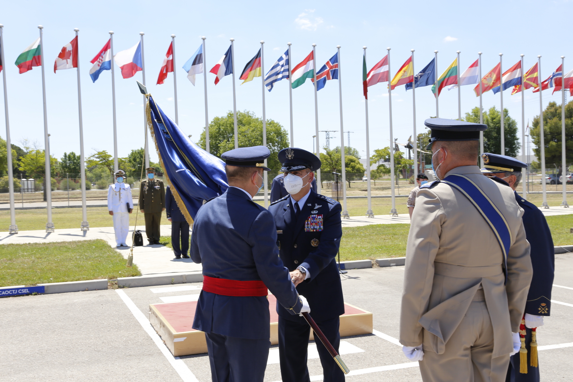 Major General Fernando de la Cruz Caravaca takes command of CAOC TJ