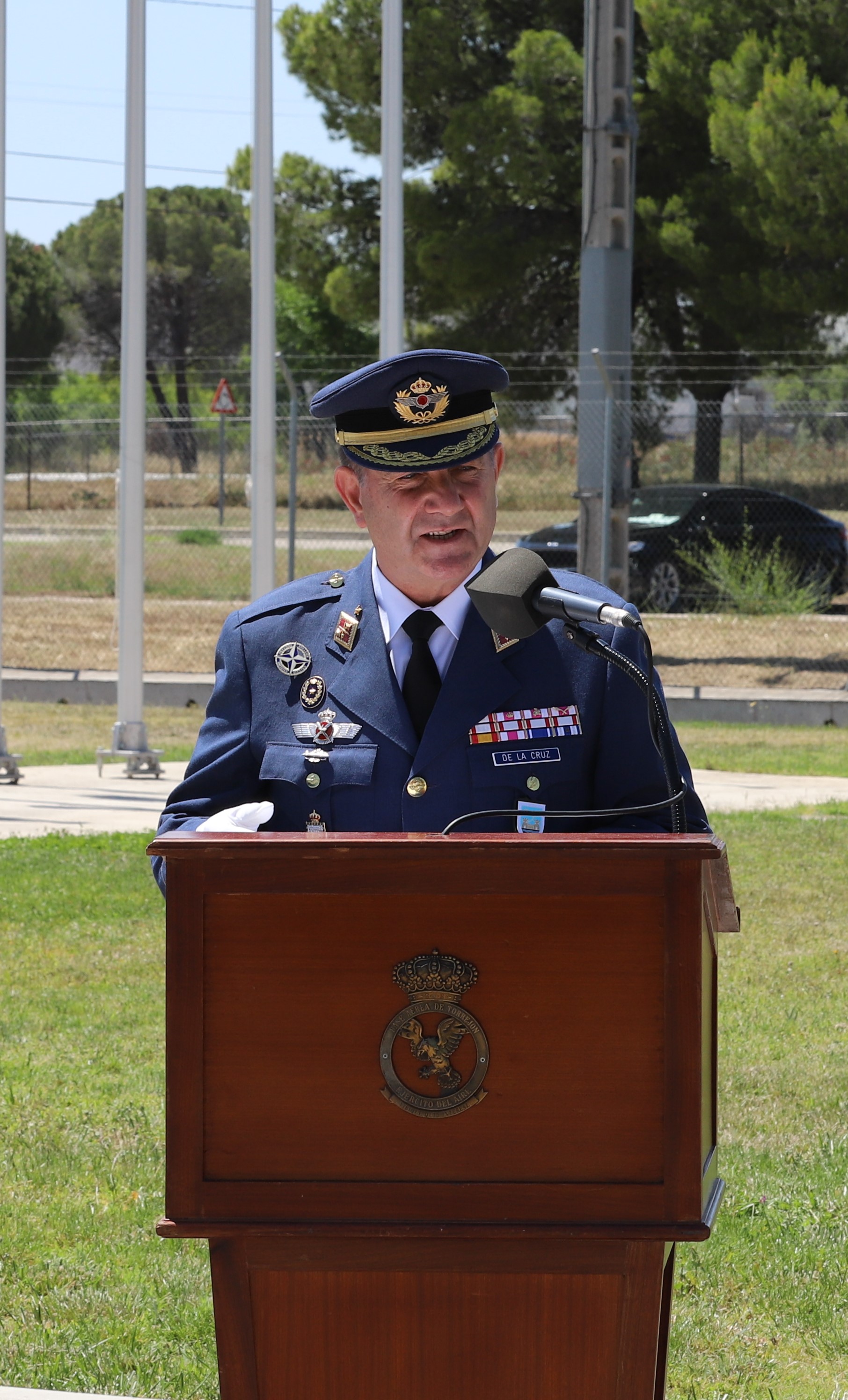 Major General Fernando de la Cruz Caravaca takes command of CAOC TJ